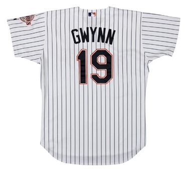 Tony Gwynn 2000-01 Era San Diego Padres Game Used Home Jersey